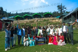 Hike in India group at Chopta Campsite