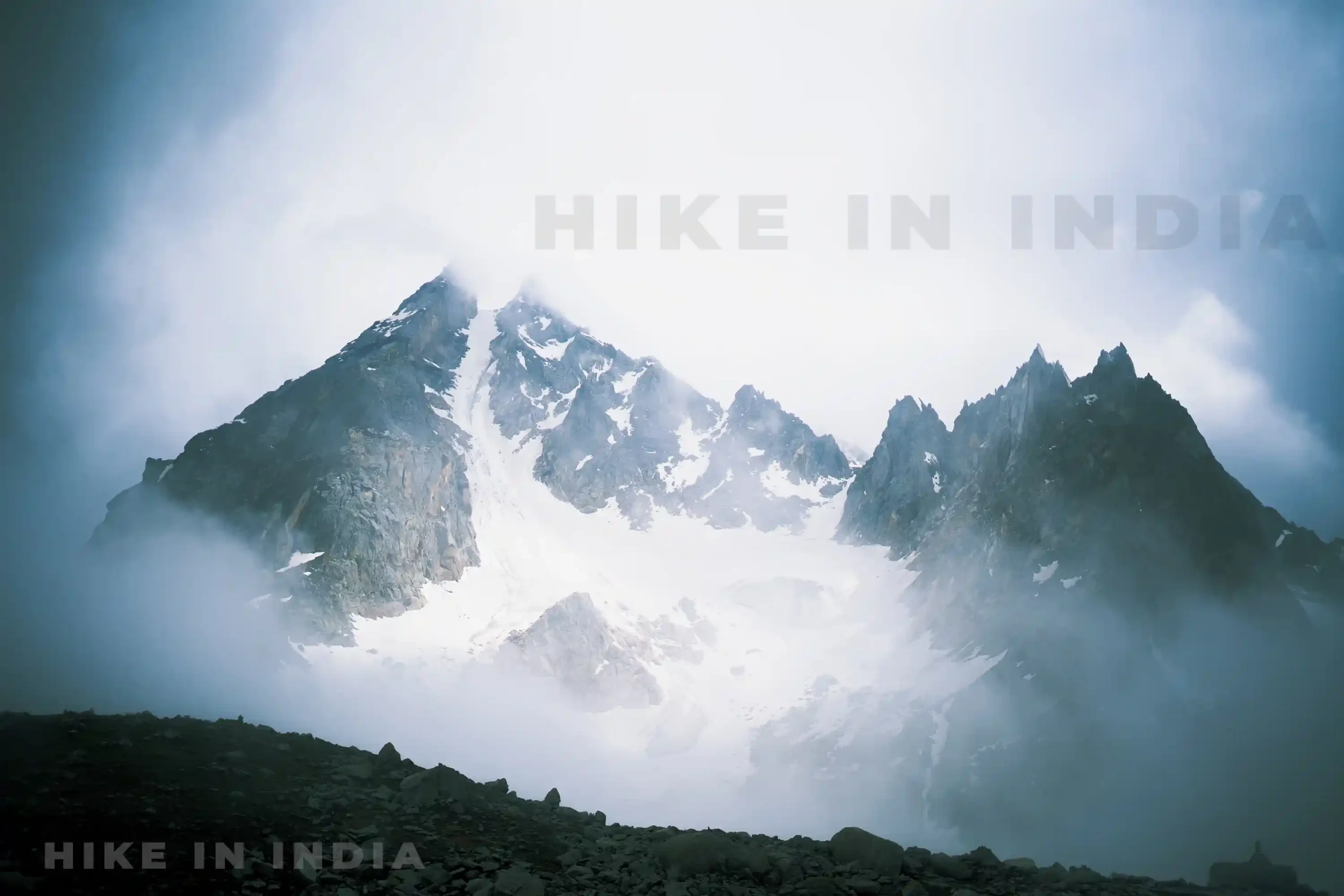 Peak View from the Top at hampta Pass Trek
