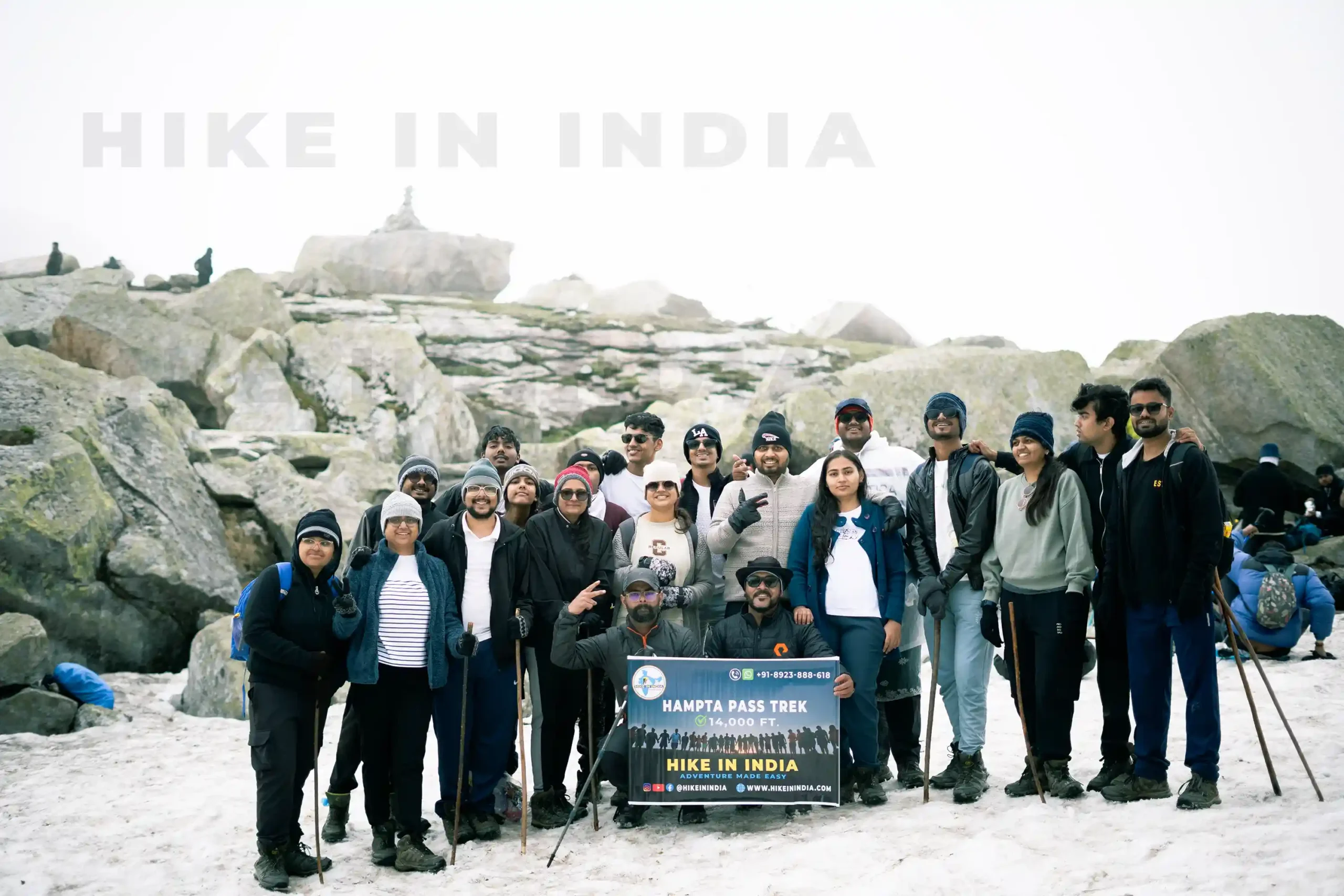 Hampta Pass Summit with Hike in India Banner