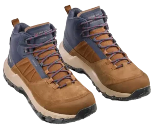 Men MH500 Mid Waterproof Hiking Trekking Outdoor Trail Walking Breathable - Brown Blue