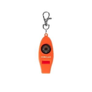 Multi-Purpose Whistle and Compass Orange