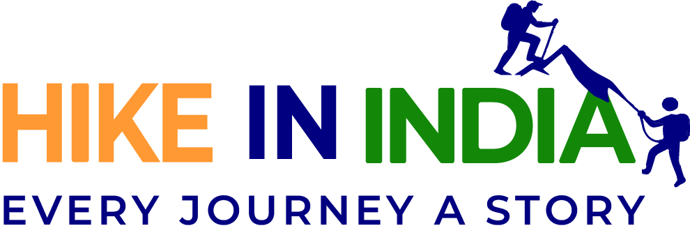 Logo promoting hiking in India